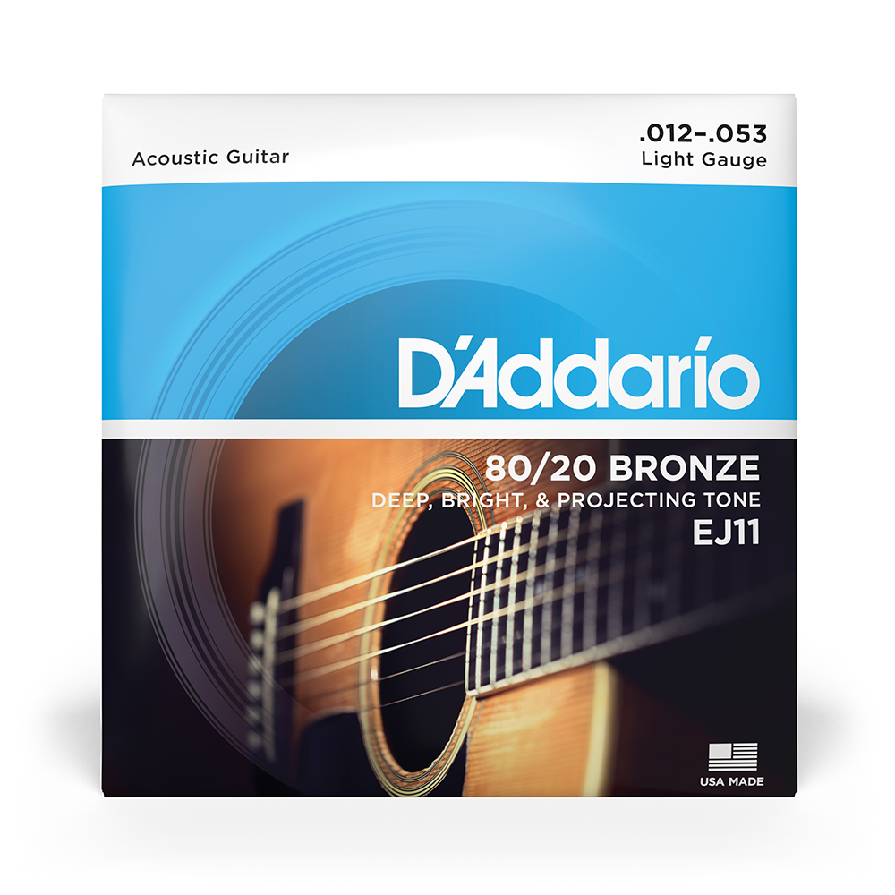 SET CUERDAS GUITARRA ACÚSTICA DADDARIO 12-53 EJ11 - 2