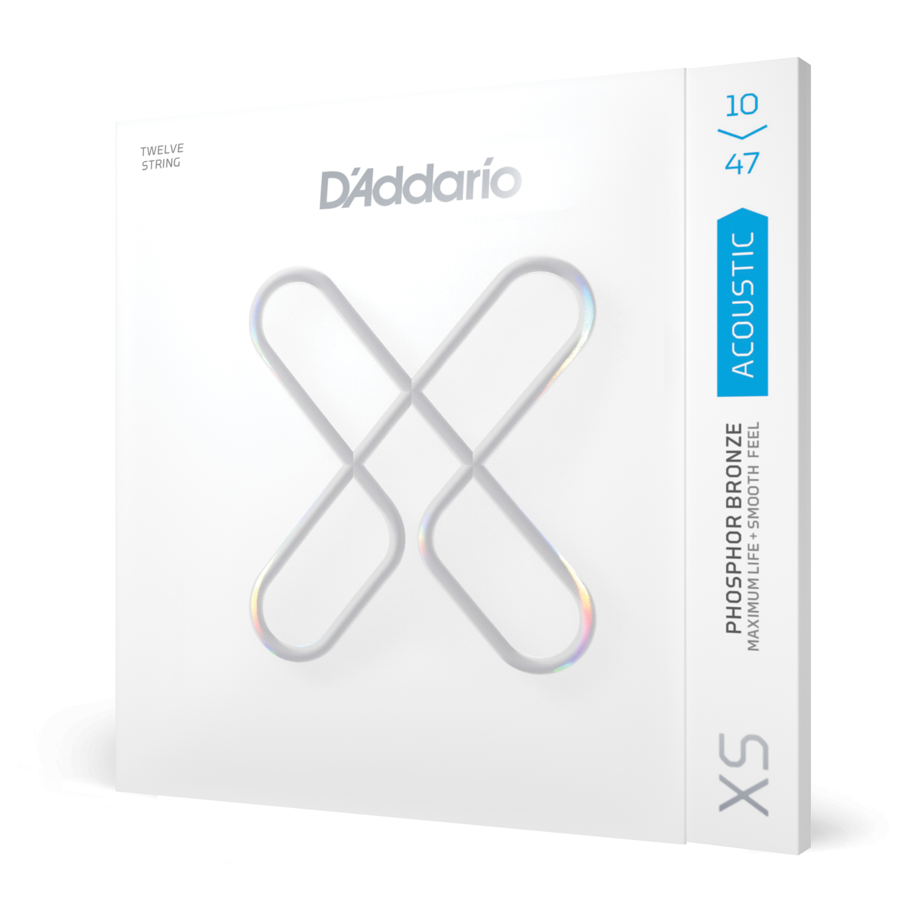 SET DADDARIO 12 CUERDAS GUITARRA ACÚSTICA 10-47 XSAPB1047-12 - 1