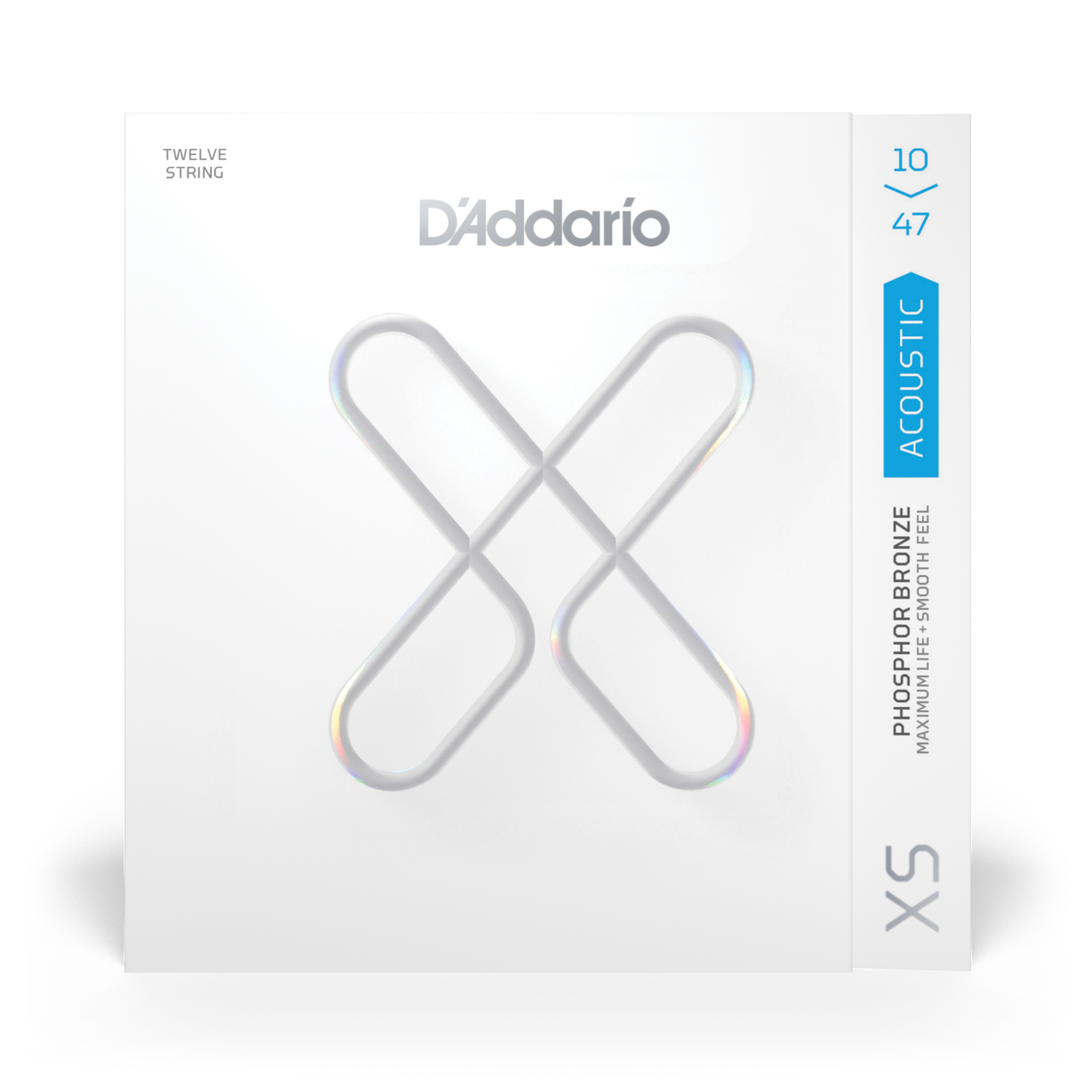 SET DADDARIO 12 CUERDAS GUITARRA ACÚSTICA 10-47 XSAPB1047-12 - 2