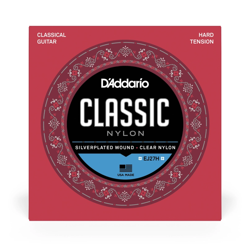 SET CUERDAS DADDARIO GUITARRA CLÁSICA EJ27H HARD TENSION - 2