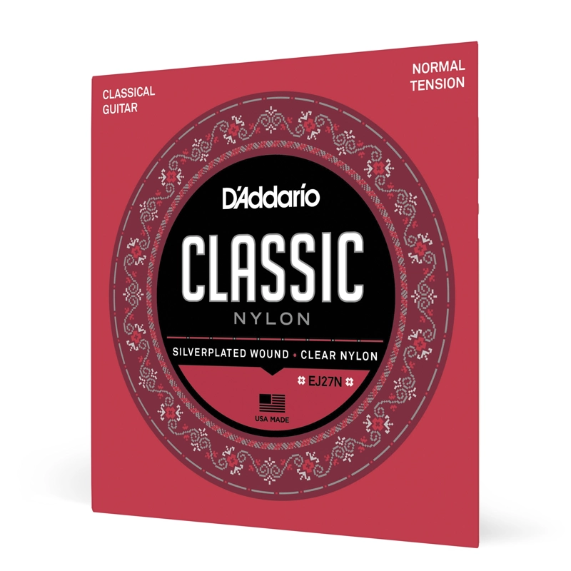 SET DE CUERDAS DADDARIO GUITARRA CLÁSICA EJ27N NORMAL TENSION - 1