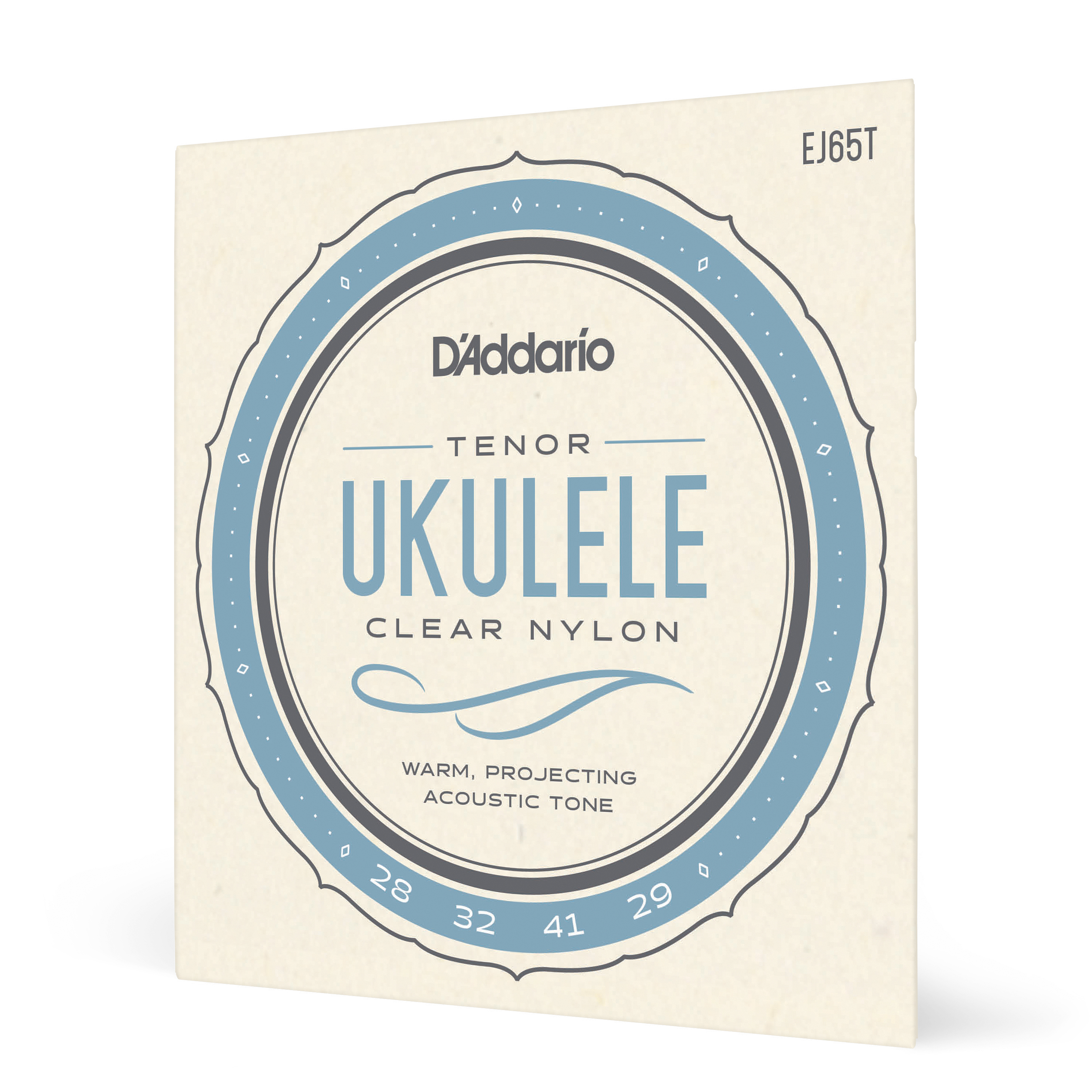SET DE CUERDAS DADDARIO UKELELE TENOR CLEAR EJ65T - 1
