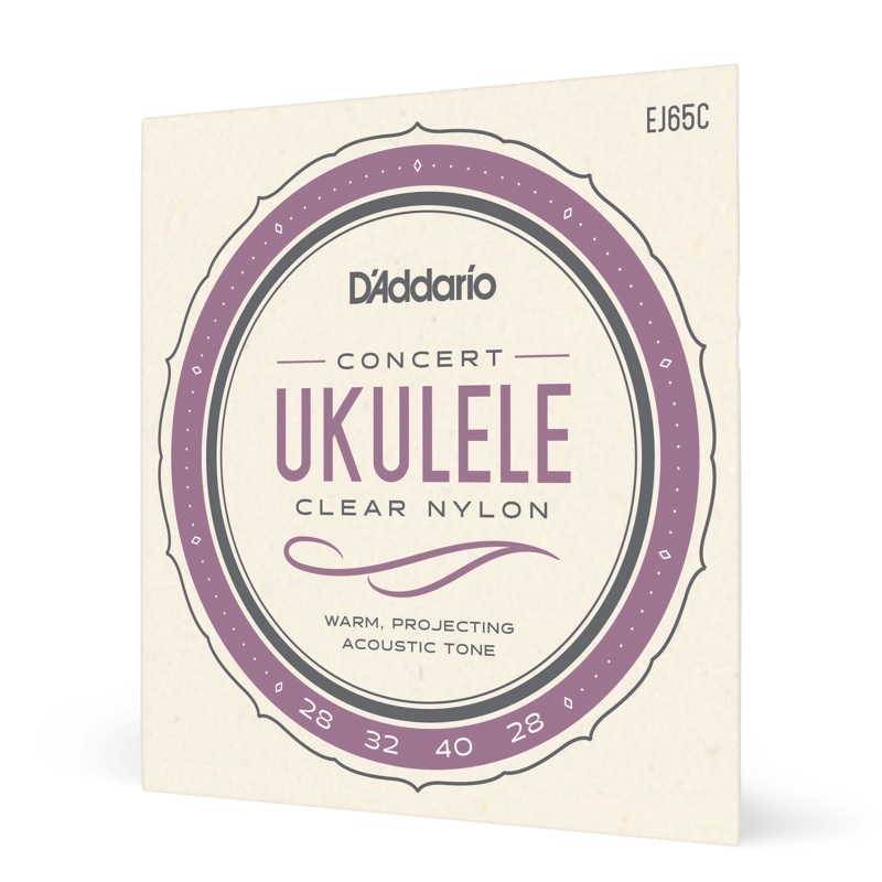 SET DE CUERDAS DADDARIO UKELELE CONCERT CLEAR EJ65C