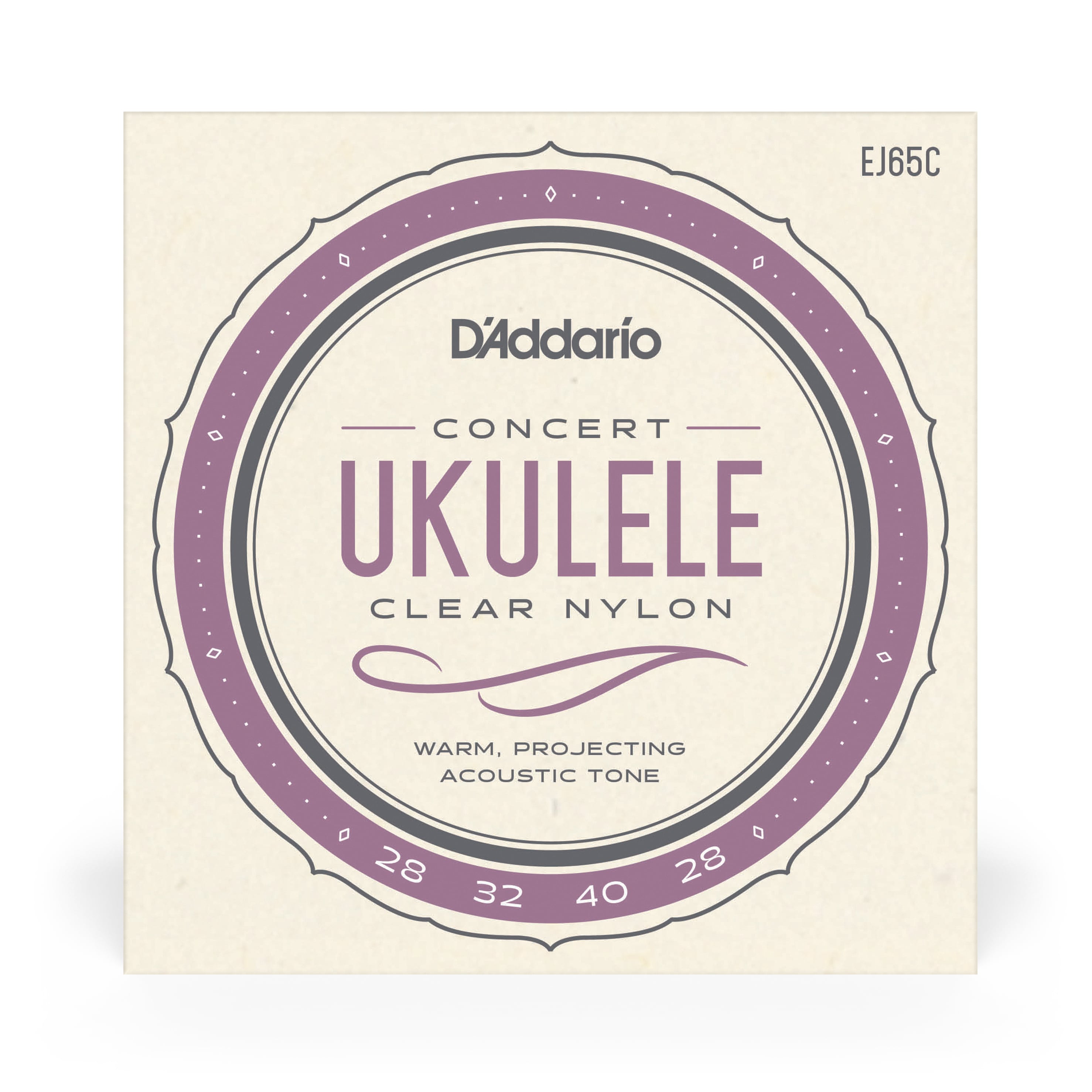SET DE CUERDAS DADDARIO UKELELE CONCERT CLEAR EJ65C - 2