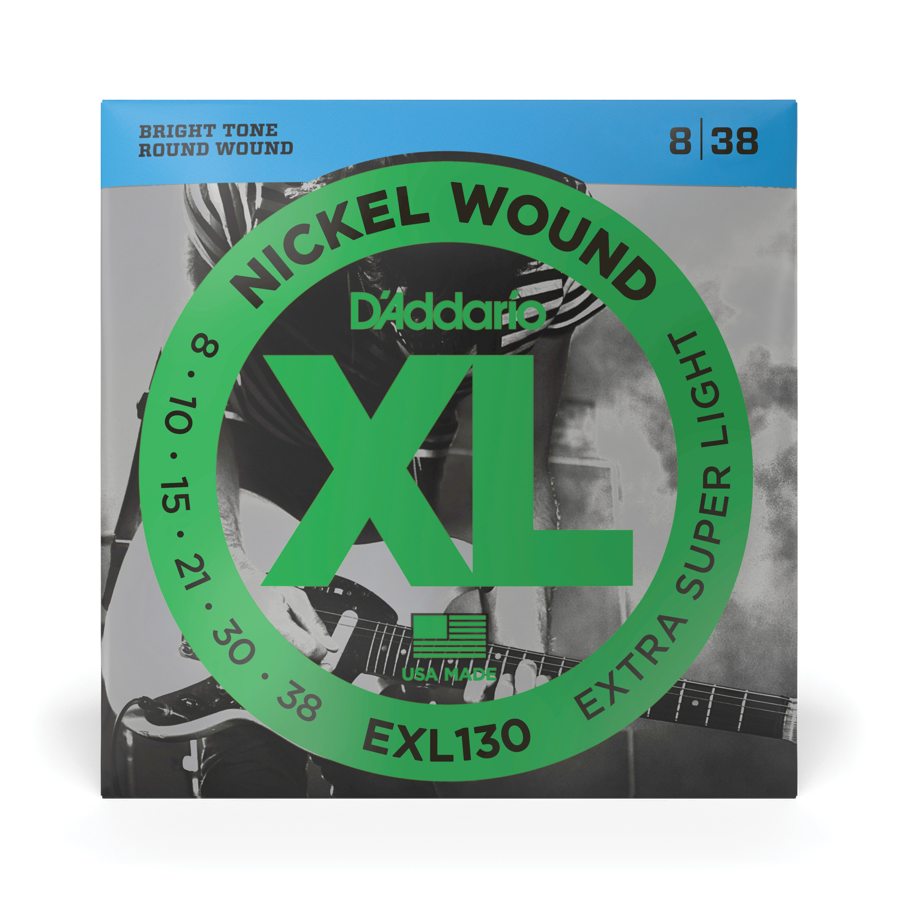 SET CUERDAS GUITARRA ELÉCTRICA DADDARIO 08-38 EXL130 - 2