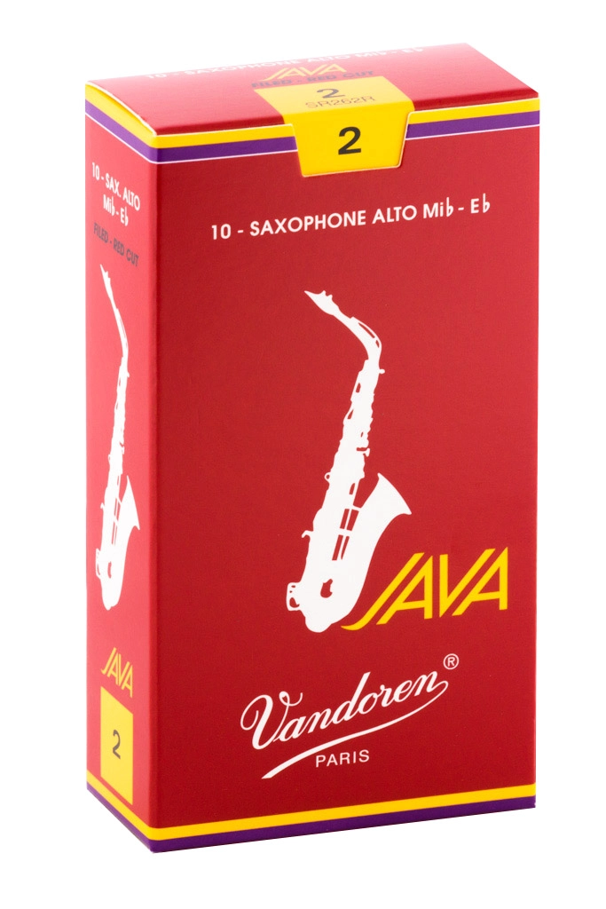 CAÑA VANDOREN CAJA SAXO ALTO JAVA RED Nº2.0 SR262R - 1