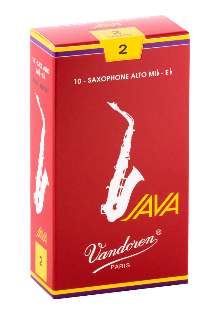 CAÑA VANDOREN CAJA SAXO ALTO JAVA RED Nº2.0 SR262R - 1