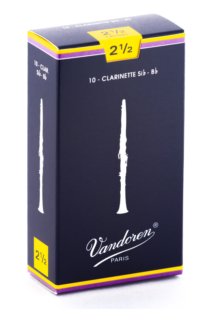 CAÑA VANDOREN CAJA CLARINETE SIB TRADICIONAL Nº2.5 CR1025 - 1