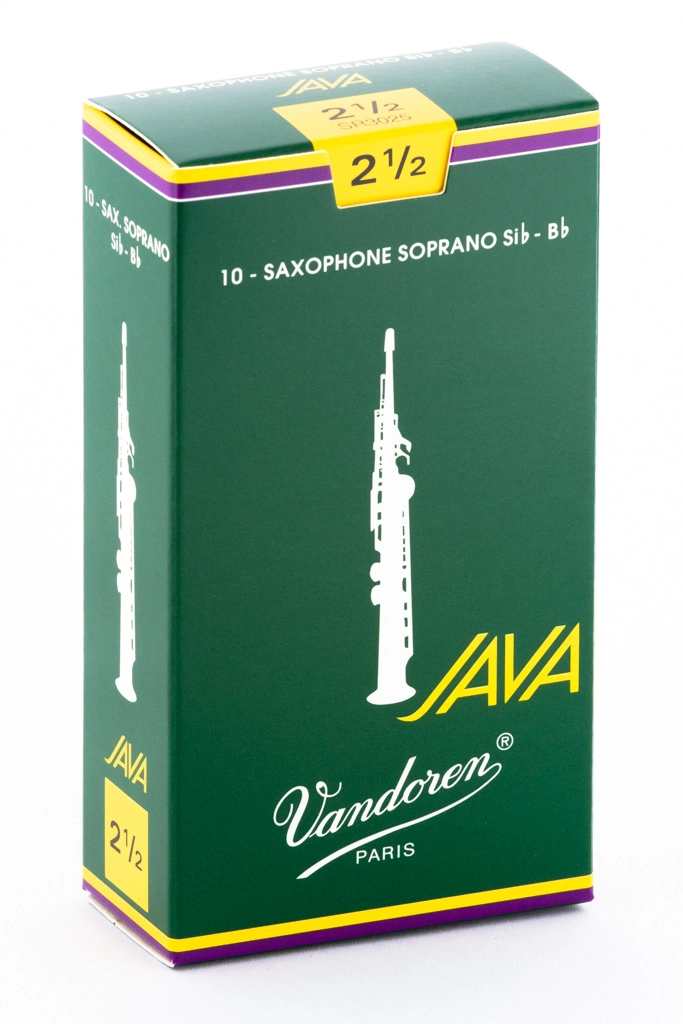 CAÑA VANDOREN CAJA SAXO SOPRANO JAVA Nº2.5 SR3025 - 1