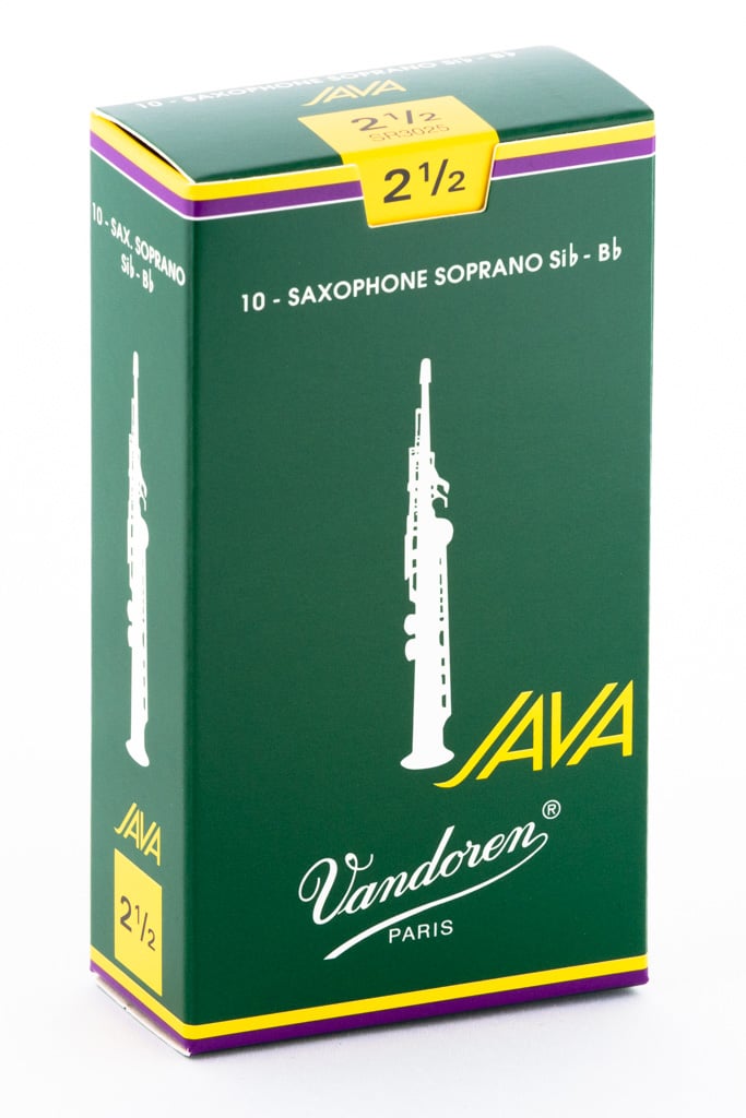 CAÑA VANDOREN CAJA SAXO SOPRANO JAVA Nº2.5 SR3025 - 1