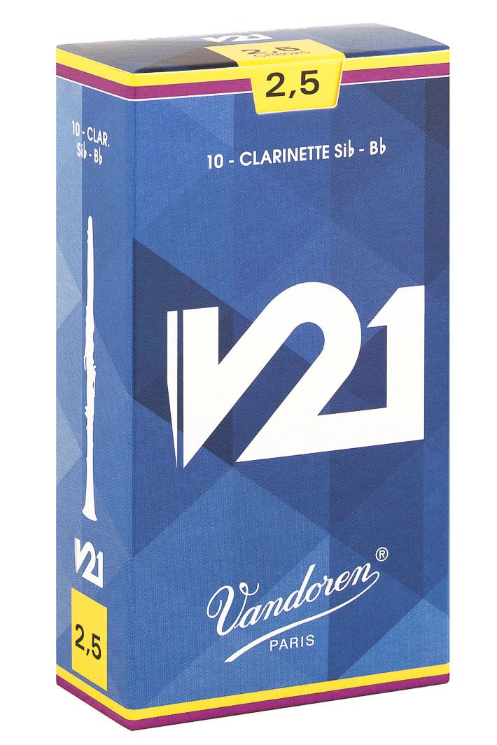 CAÑA VANDOREN CAJA CLARINETE SIB V21 Nº2.5 CR8025 - 1
