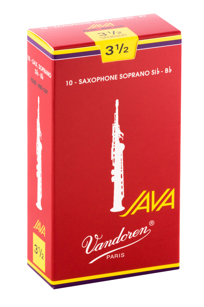 CAÑA VANDOREN CAJA SAXO SOPRANO JAVA RED Nº2.5 SR3025R - 1