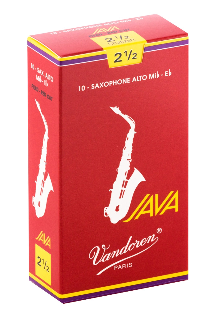 CAÑA VANDOREN CAJA SAXO ALTO JAVA RED Nº2.5 SR2625R - 1