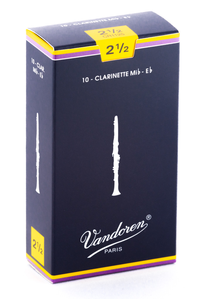 CAÑA VANDOREN CAJA CLARIENTE MIB TRADICIONAL Nº2.5 CR1125 - 1