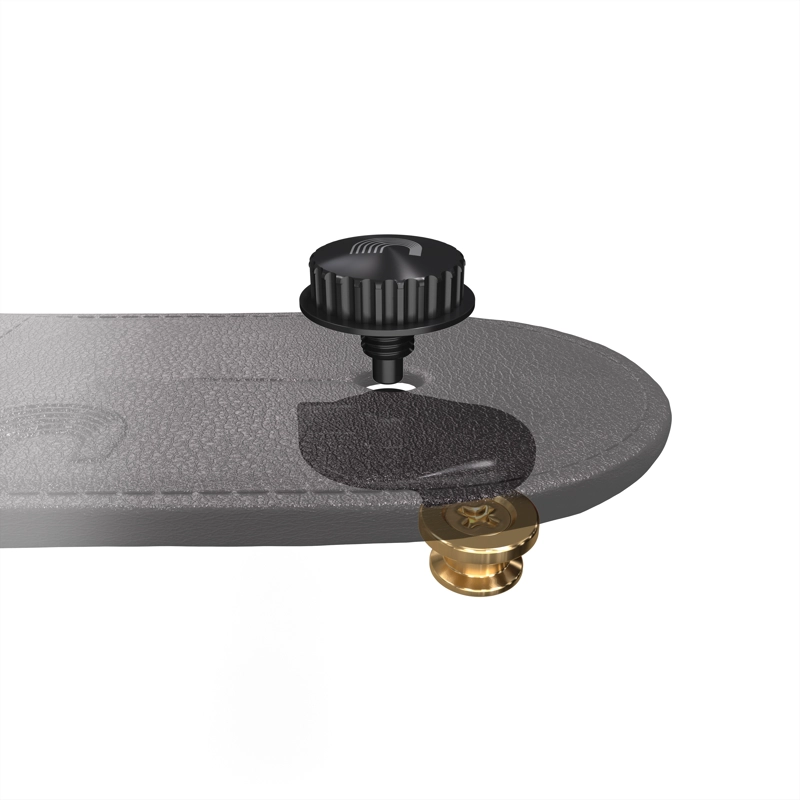 STRAP LOCK DADDARIO XLR8 GOLD PW-SLS-03 - 2