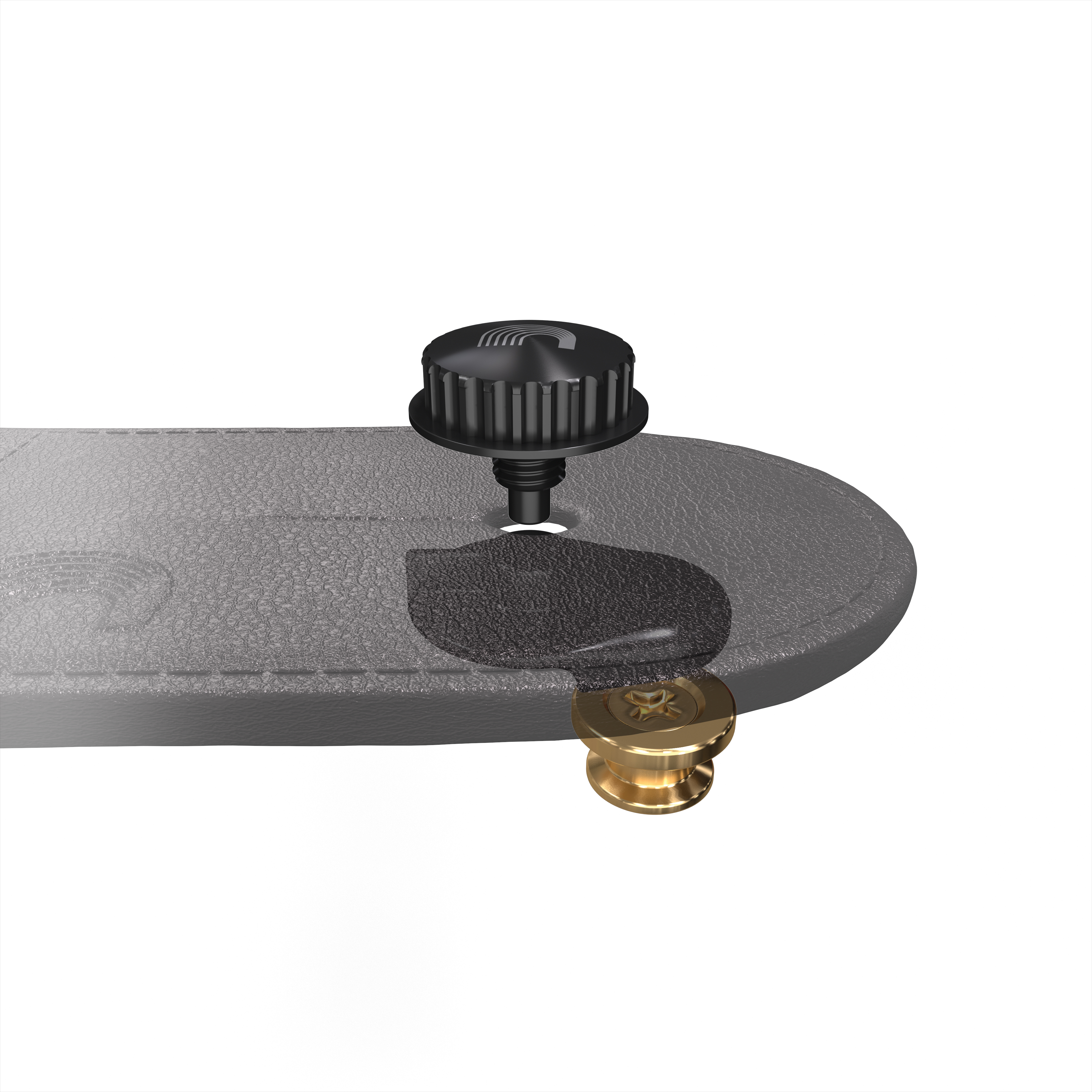 STRAP LOCK DADDARIO XLR8 GOLD PW-SLS-03 - 2