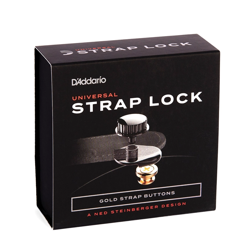 STRAP LOCK DADDARIO XLR8 GOLD PW-SLS-03 - 4