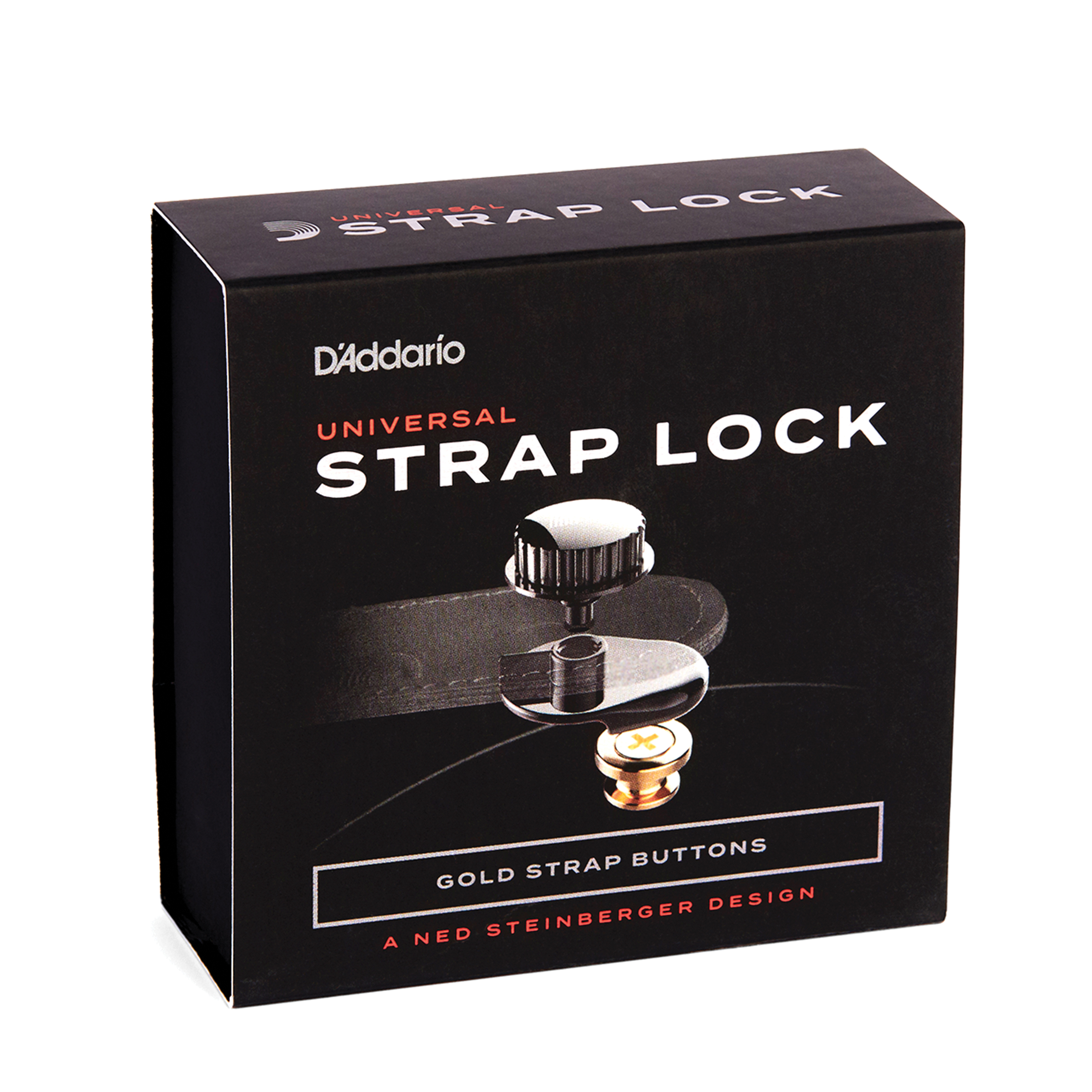 STRAP LOCK DADDARIO XLR8 GOLD PW-SLS-03 - 4