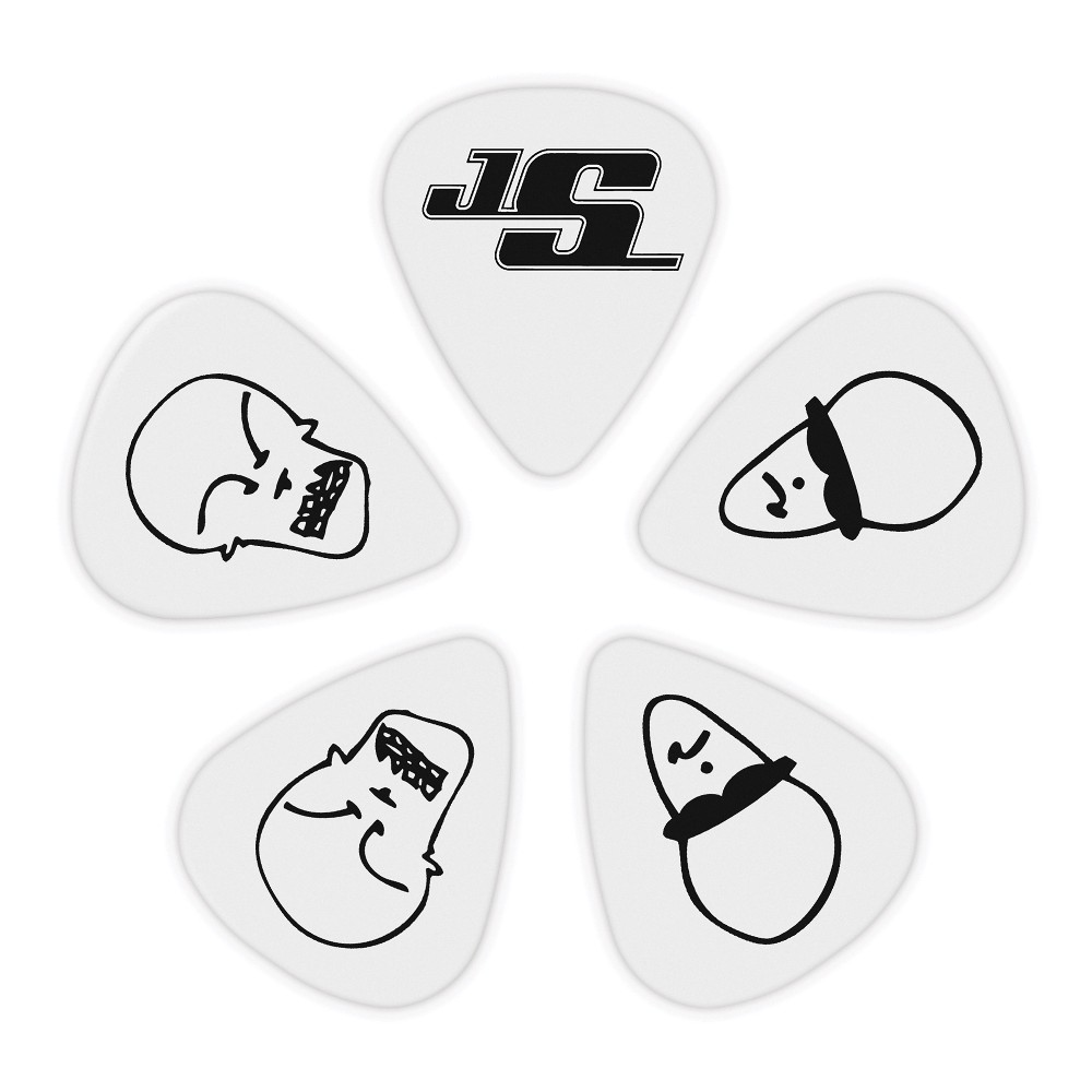 UÑETAS DADDARIO 10 PACK SATRIANI WHITE MEDIUM UA 1CWH4-10JS - 2