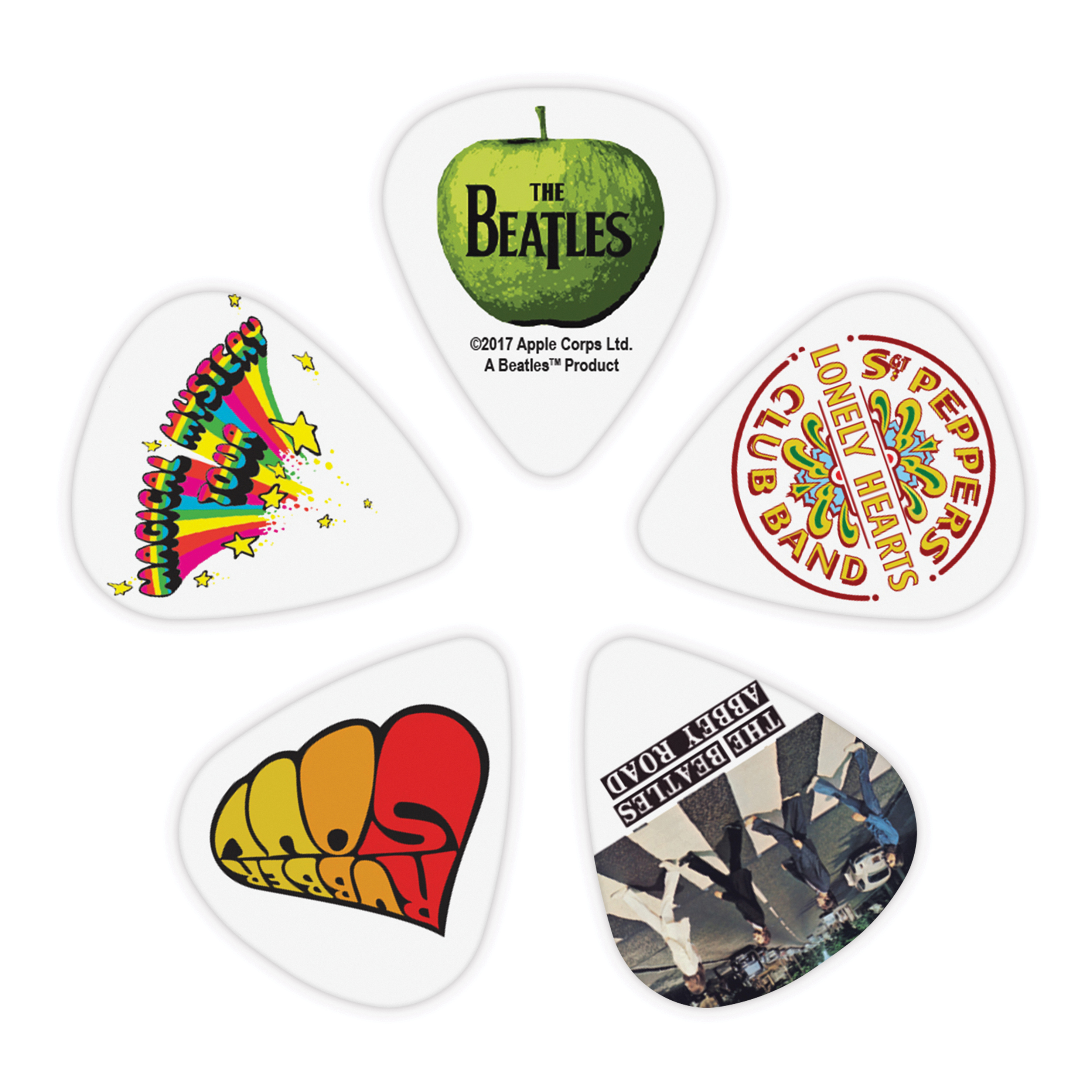 UÑETAS DADDARIO 10 PACK BEATLES ALBUM MED US 1CWH4-10B3 - 2