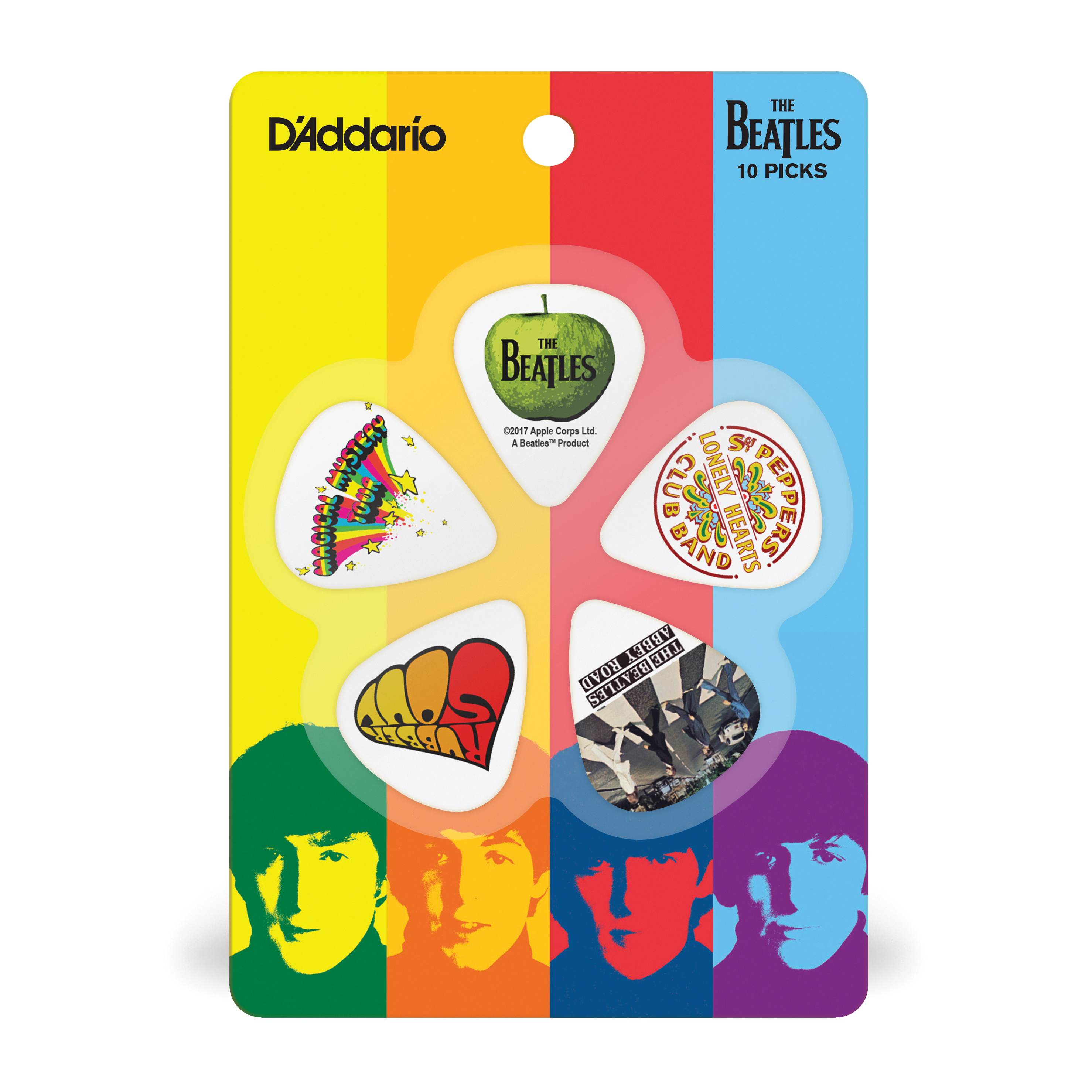 UÑETAS DADDARIO 10 PACK BEATLES ALBUM MED US 1CWH4-10B3 - 3