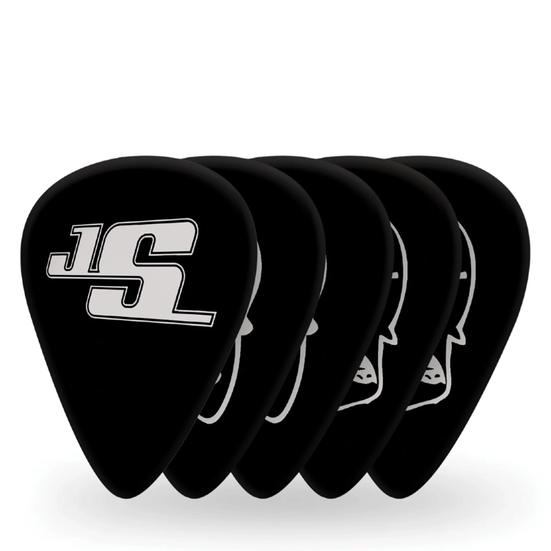 UÑETAS DADDARIO 10 PACK SATRIANI BLACK MEDIUM UA 1CBK4-10JS - 1