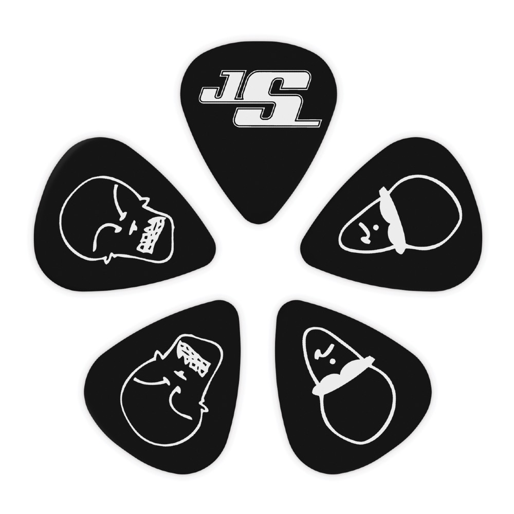 UÑETAS DADDARIO 10 PACK SATRIANI BLACK MEDIUM UA 1CBK4-10JS - 2