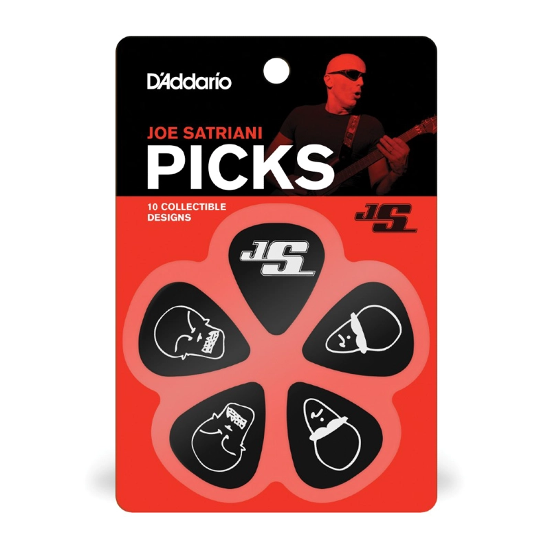 UÑETAS DADDARIO 10 PACK SATRIANI BLACK MEDIUM UA 1CBK4-10JS - 3