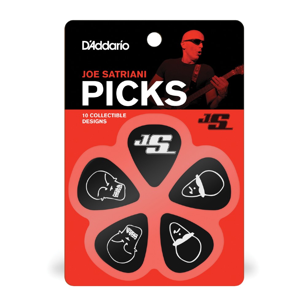 UÑETAS DADDARIO 10 PACK SATRIANI BLACK MEDIUM UA 1CBK4-10JS - 3