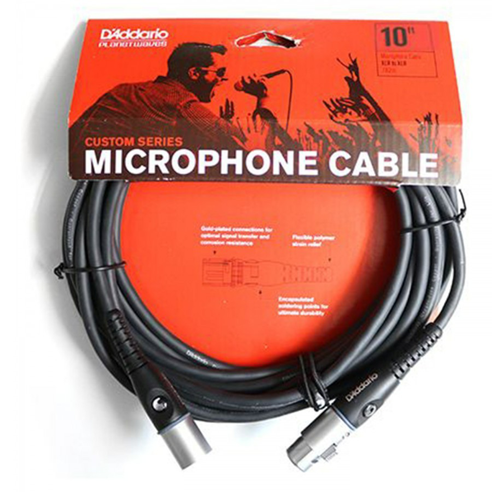 CABLE DADDARIO MICRÓFONO XLR 3MTS. PW-M-10 - 2