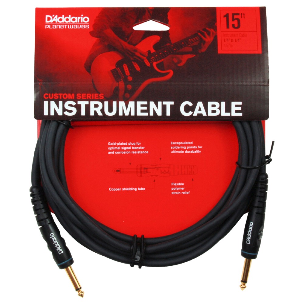 CABLE DADDARIO INSTRUMENTO TS-1/4¨ 4,6 MTS PW-G-15 PW - 2