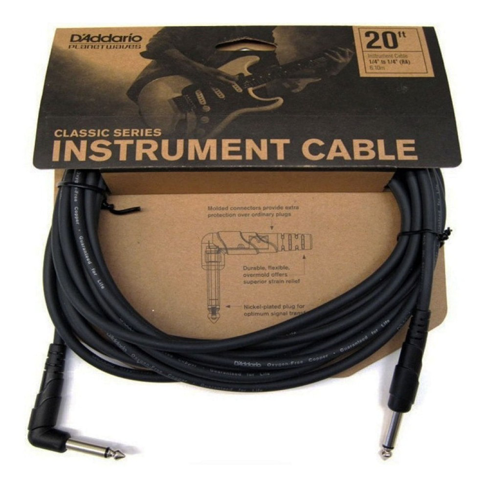 CABLE DADDARIO INSTRUMENTO 6M PW-CGTRA-20 PLANET WAVE - 2