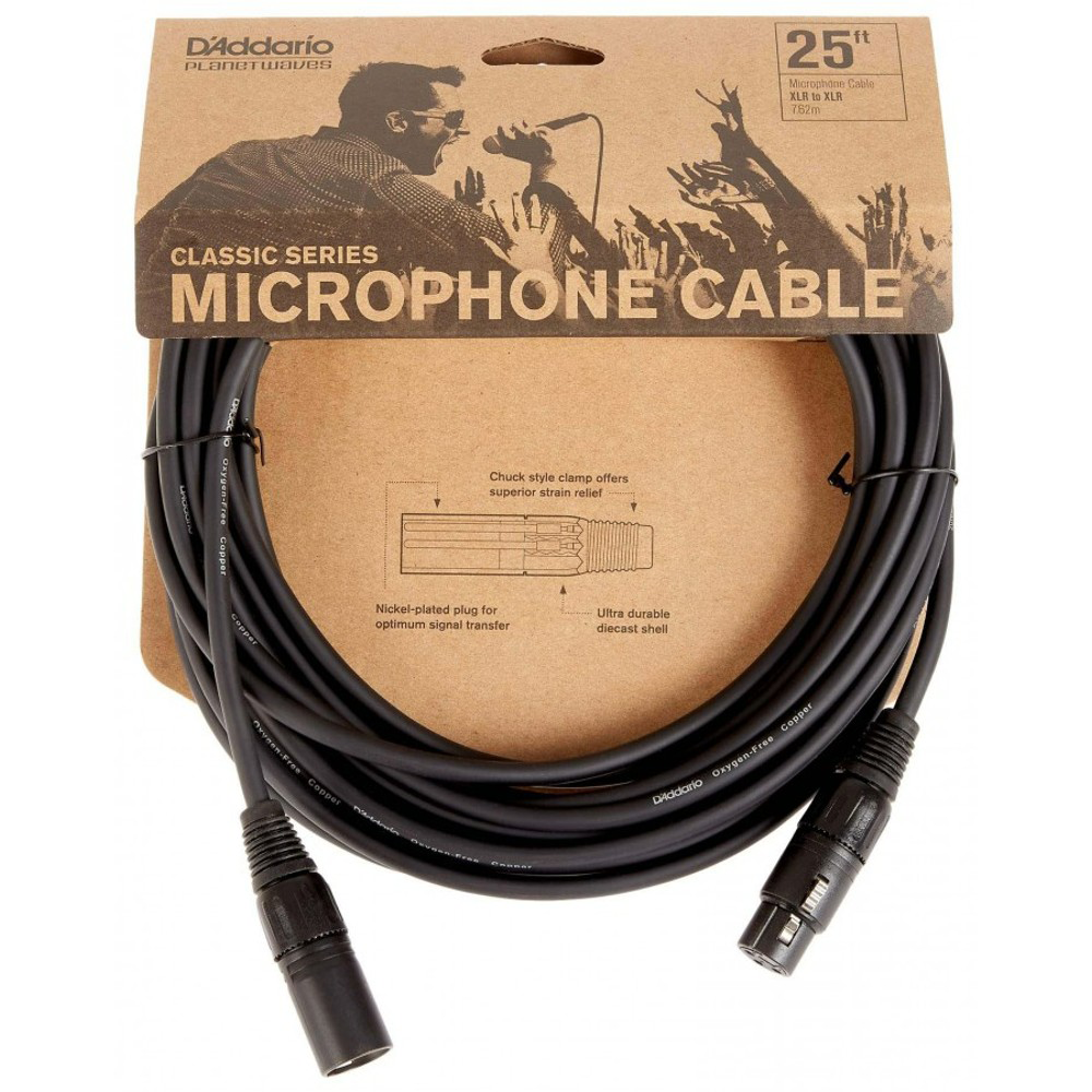 CABLE DADDARIO MICRÓFONO XLR 7,6M PW-CMIC-25 PLANET WAVE - 2