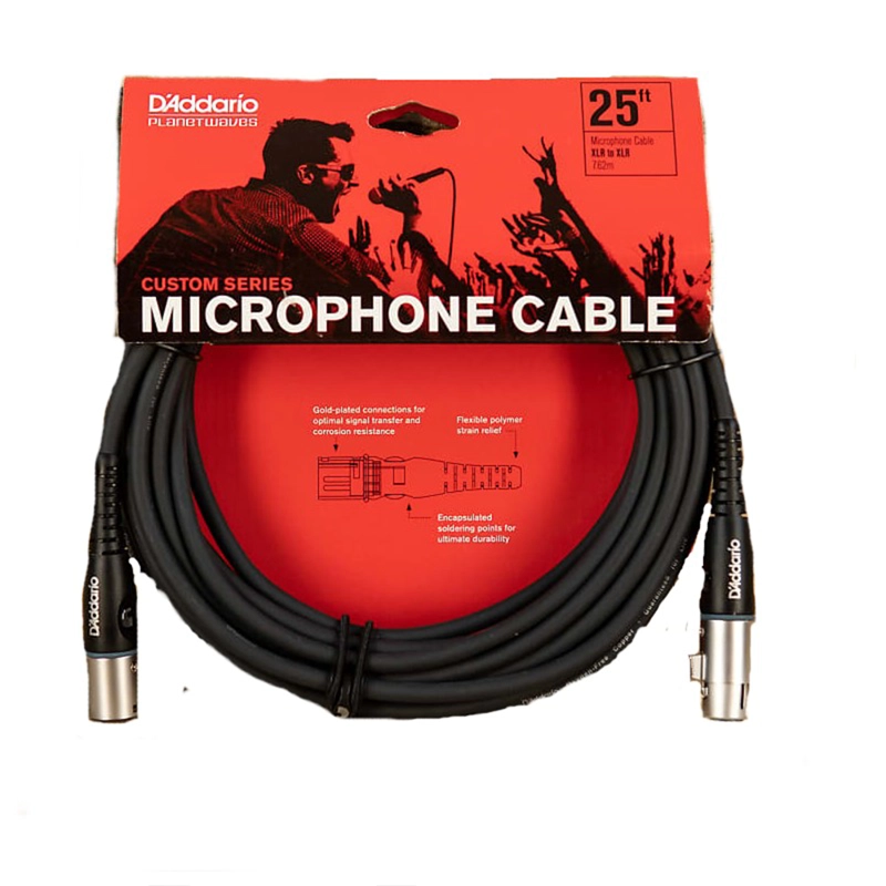 CABLE DADDARIO MICRÓFONO XLR 7,6MTS PW-MS-25 - 2