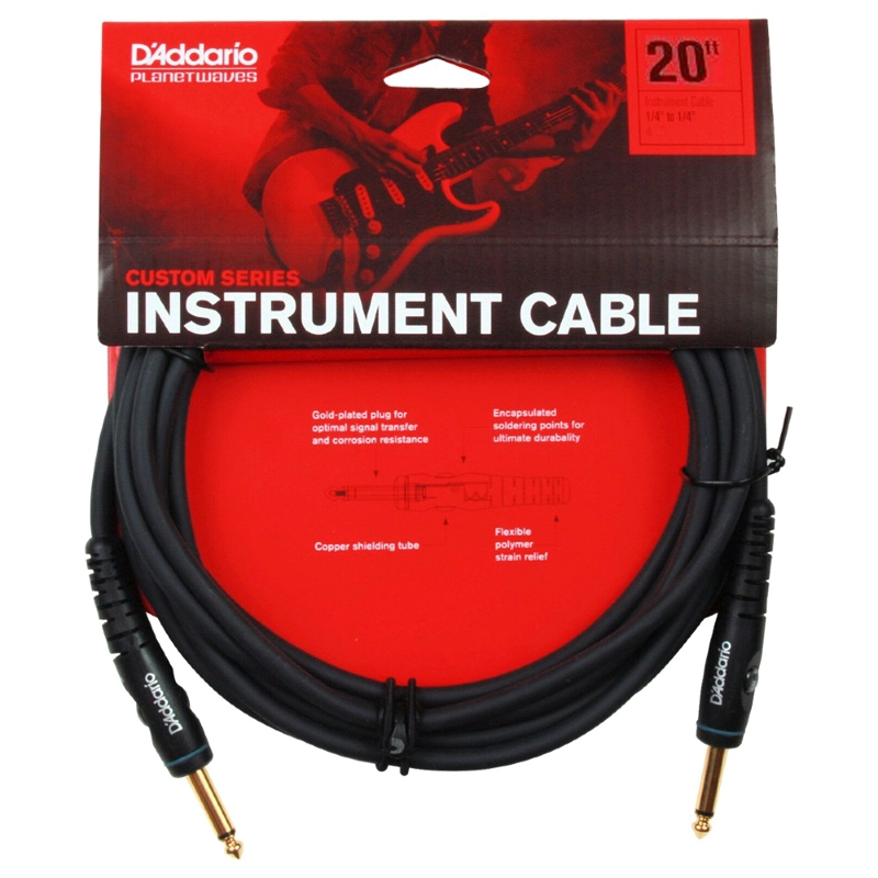 CABLE DADDARIO INSTRUMENTO TS-1/4¨ 6MTS. PW-G-20 PW - 2