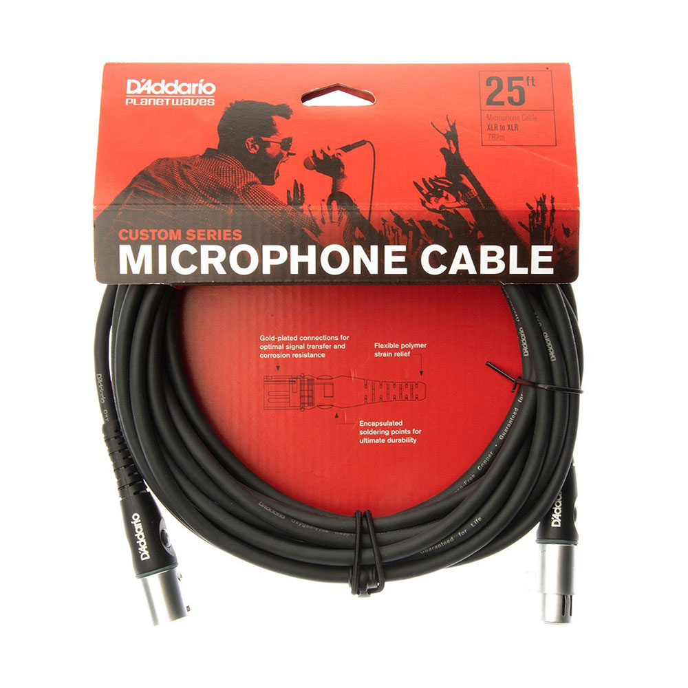 CABLE DADDARIO MICRÓFONO XLR 7,6 MTS PW-M-25 - 2