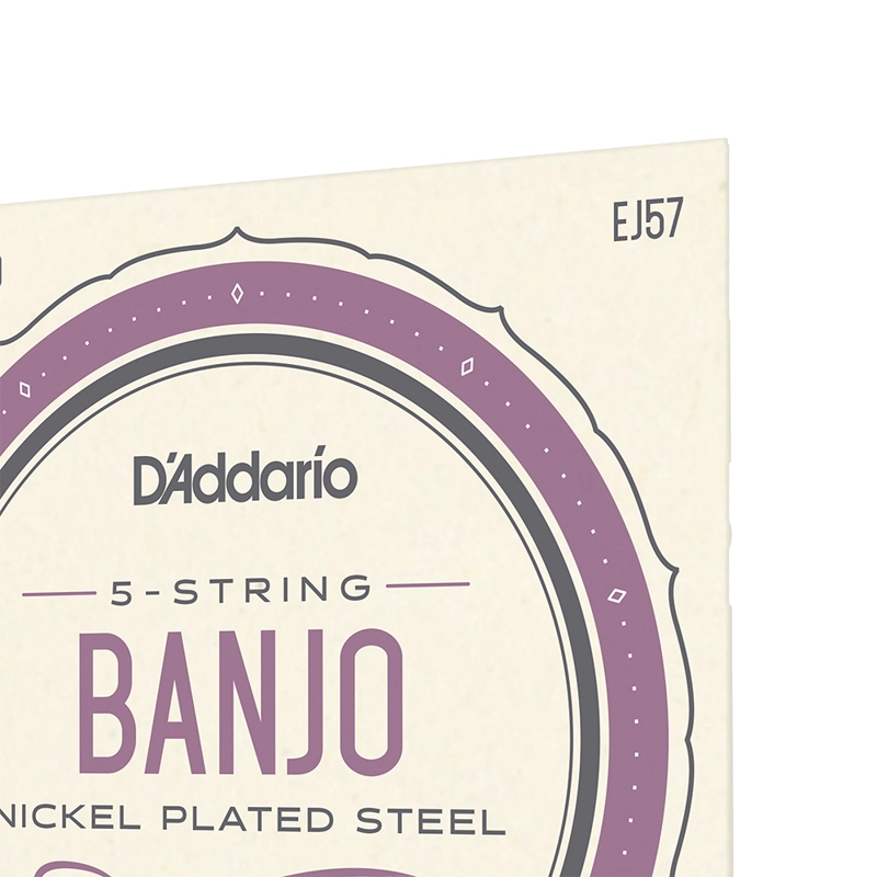 SET DE CUERDAS BANJO DADDARIO NICKEL CUSTOM EJ57 MED - 4