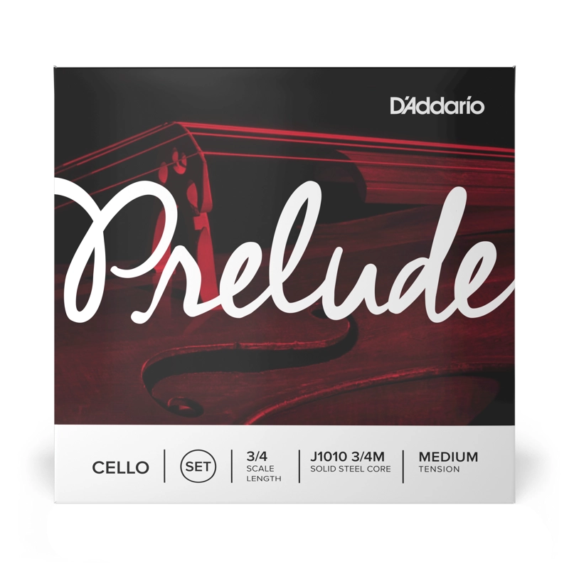 SET CUERDAS DADDARIO CELLO PRELUDE 3/4 MED J1010 3/4M - 2