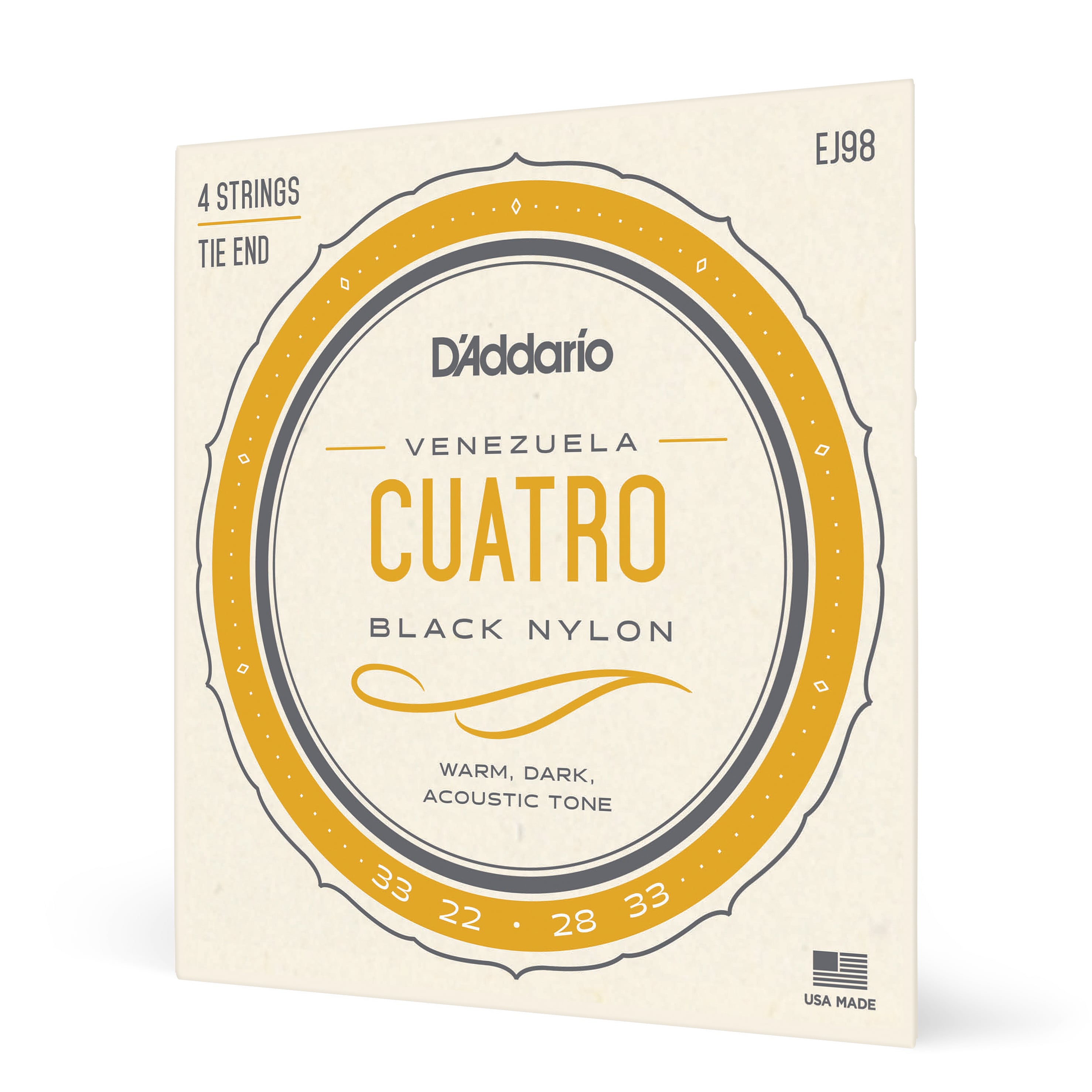 SET DE CUERDAS DADDARIO CUATRO VENEZOLANO EJ98 - 1