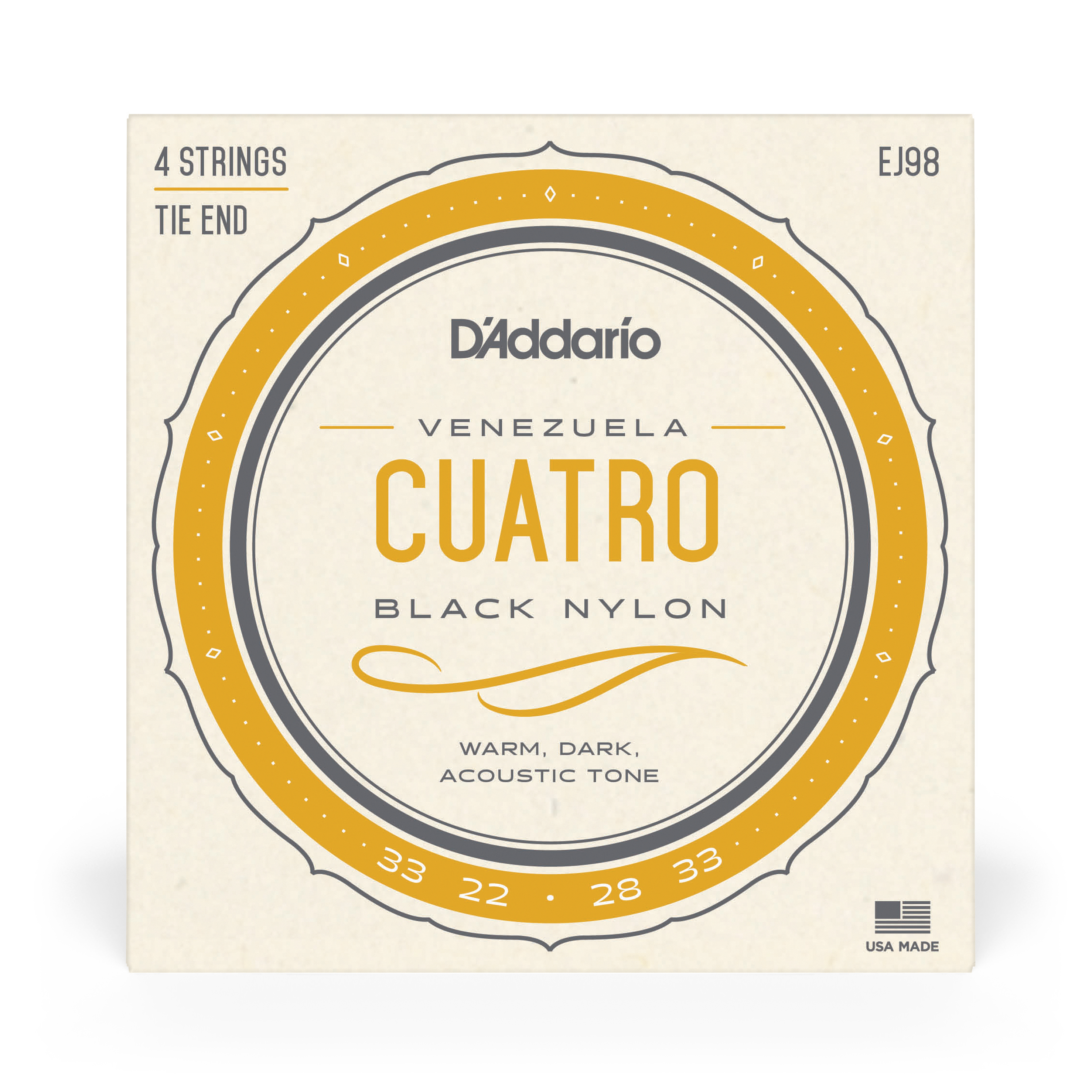SET DE CUERDAS DADDARIO CUATRO VENEZOLANO EJ98 - 2