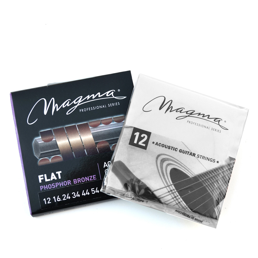 SET CUERDAS MAGMA GUITARRA ACUSTICA FLAT GA140PBF - 3