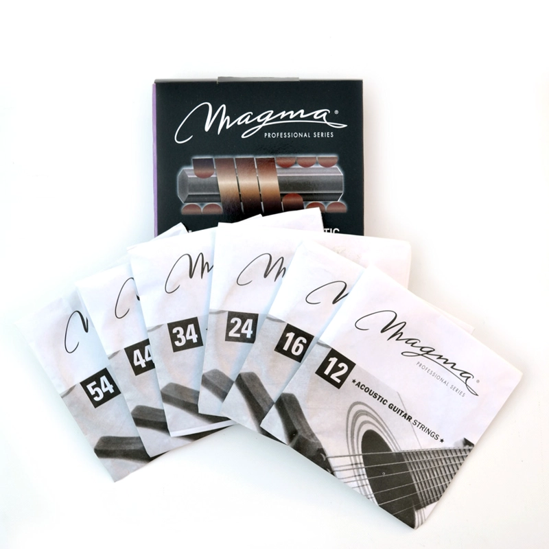 SET CUERDAS MAGMA GUITARRA ACUSTICA FLAT GA140PBF - 4