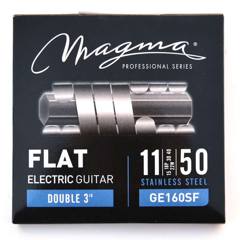 SET CUERDAS GUITARRA ELECTRICA MAGMA FLAT GE160SF