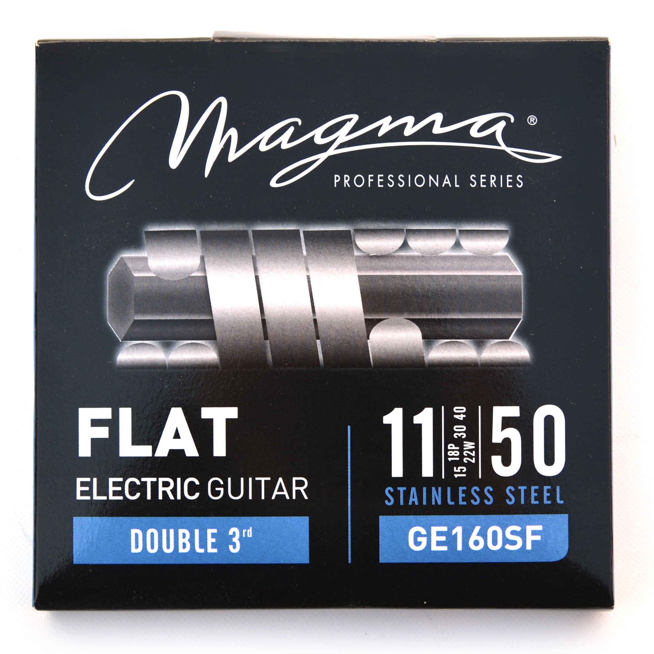 SET CUERDAS GUITARRA ELÉCTRICA MAGMA FLAT GE160SF - 1