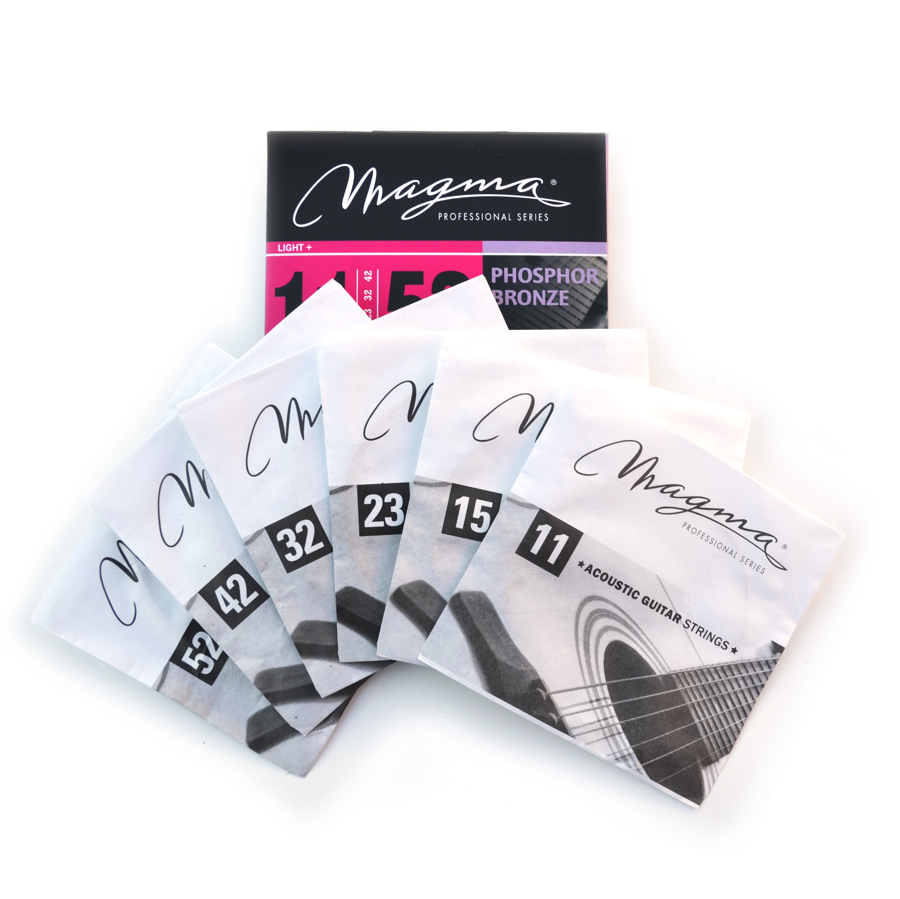 SET CUERDAS MAGMA GUITARRA ACUSTICA GA130PB - 3