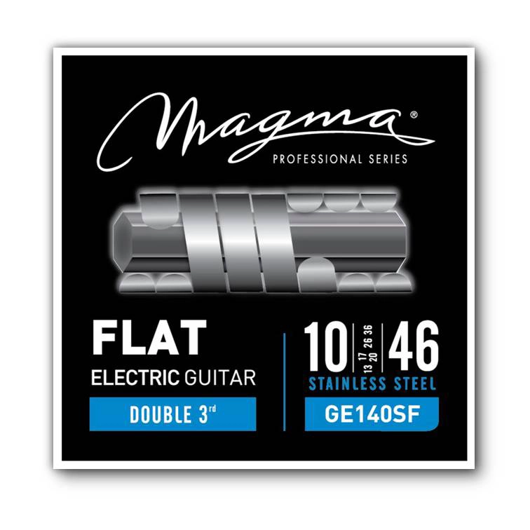 SET CUERDAS GUITARRA ELECTRICA MAGMA FLAT GE140SF