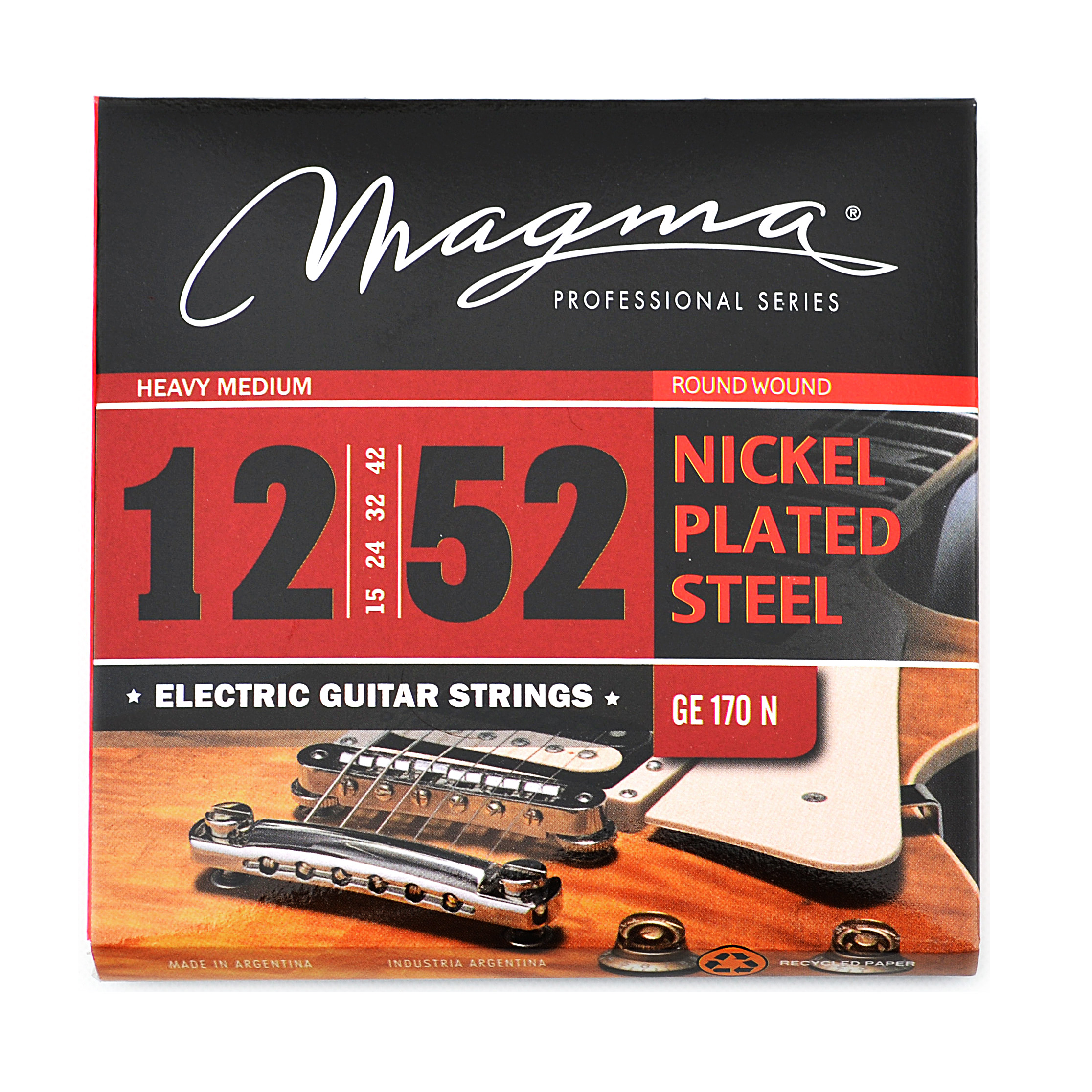 SET CUERDAS GUITARRA ELÉCTRICA MAGMA GE170N - 1