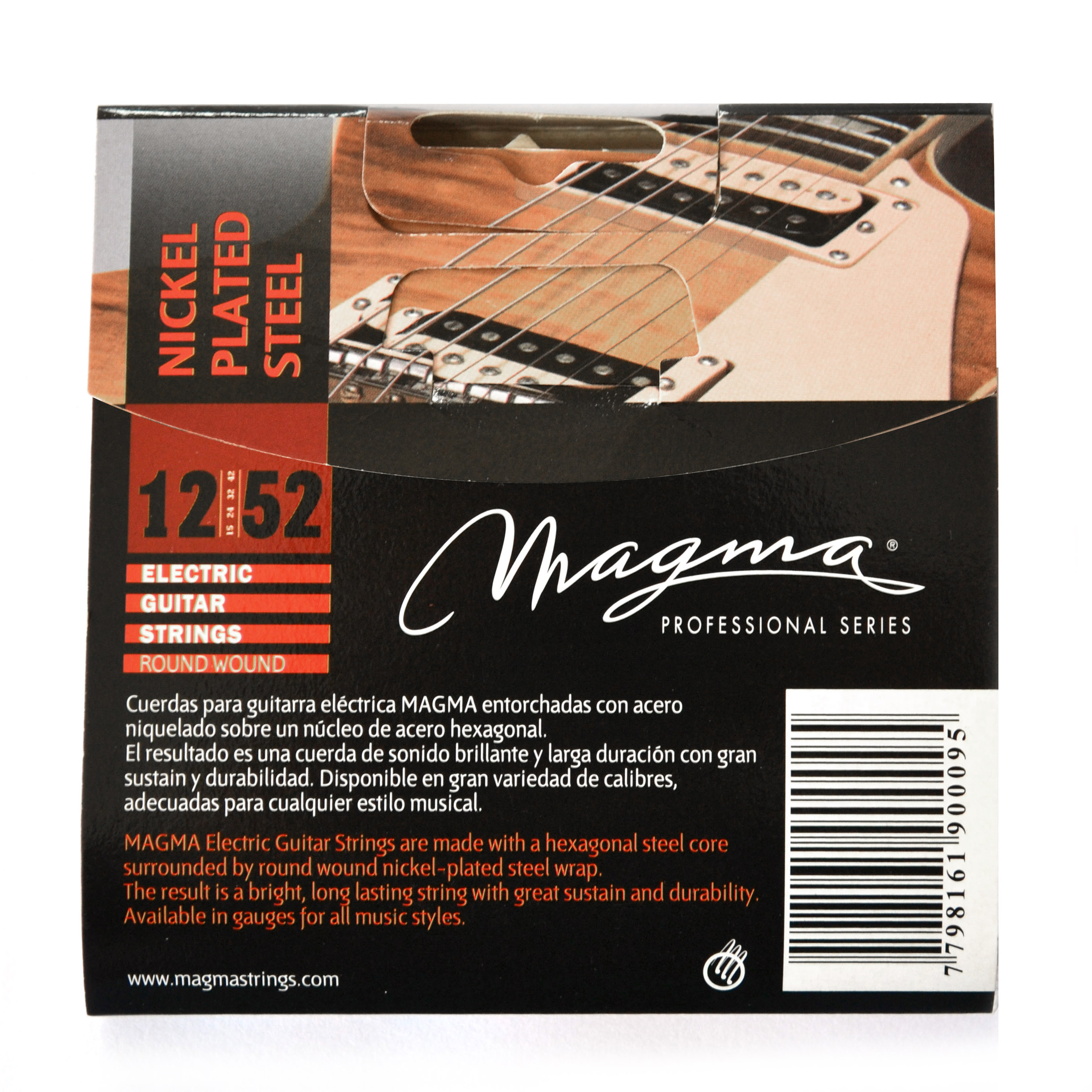 SET CUERDAS GUITARRA ELÉCTRICA MAGMA GE170N - 2