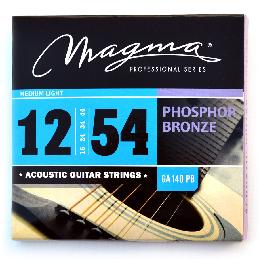 SET CUERDAS MAGMA GUITARRA ACUSTICA GA140PB - 1