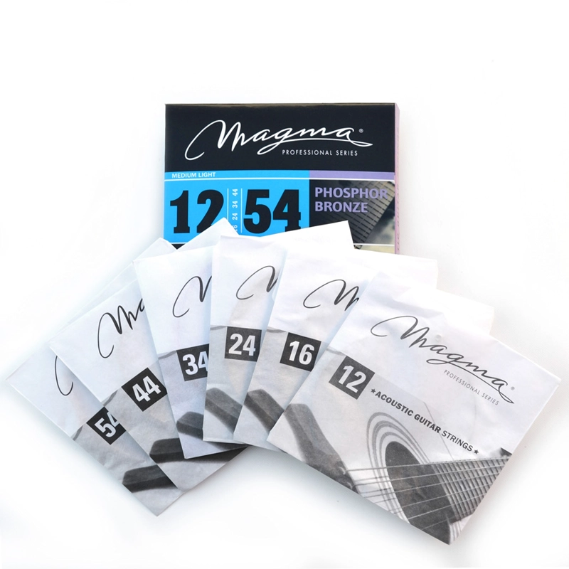 SET CUERDAS MAGMA GUITARRA ACUSTICA GA140PB - 4